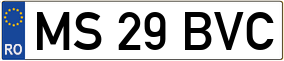 Truck License Plate